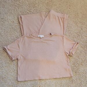 Francesca's Collections Tan Lounge Set